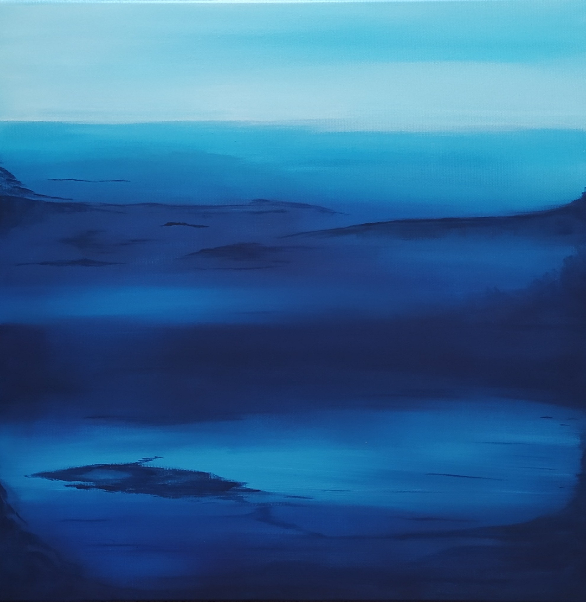 Land of silence 50 x 50 cm